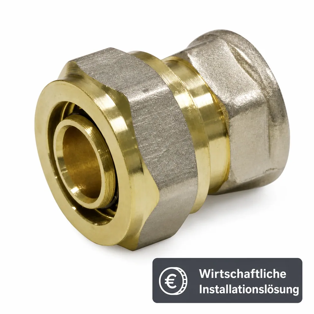 Kupplung 16mm, Schraubfitting, Kupplung Innengewinde 16 x 2 - 1/2 IG