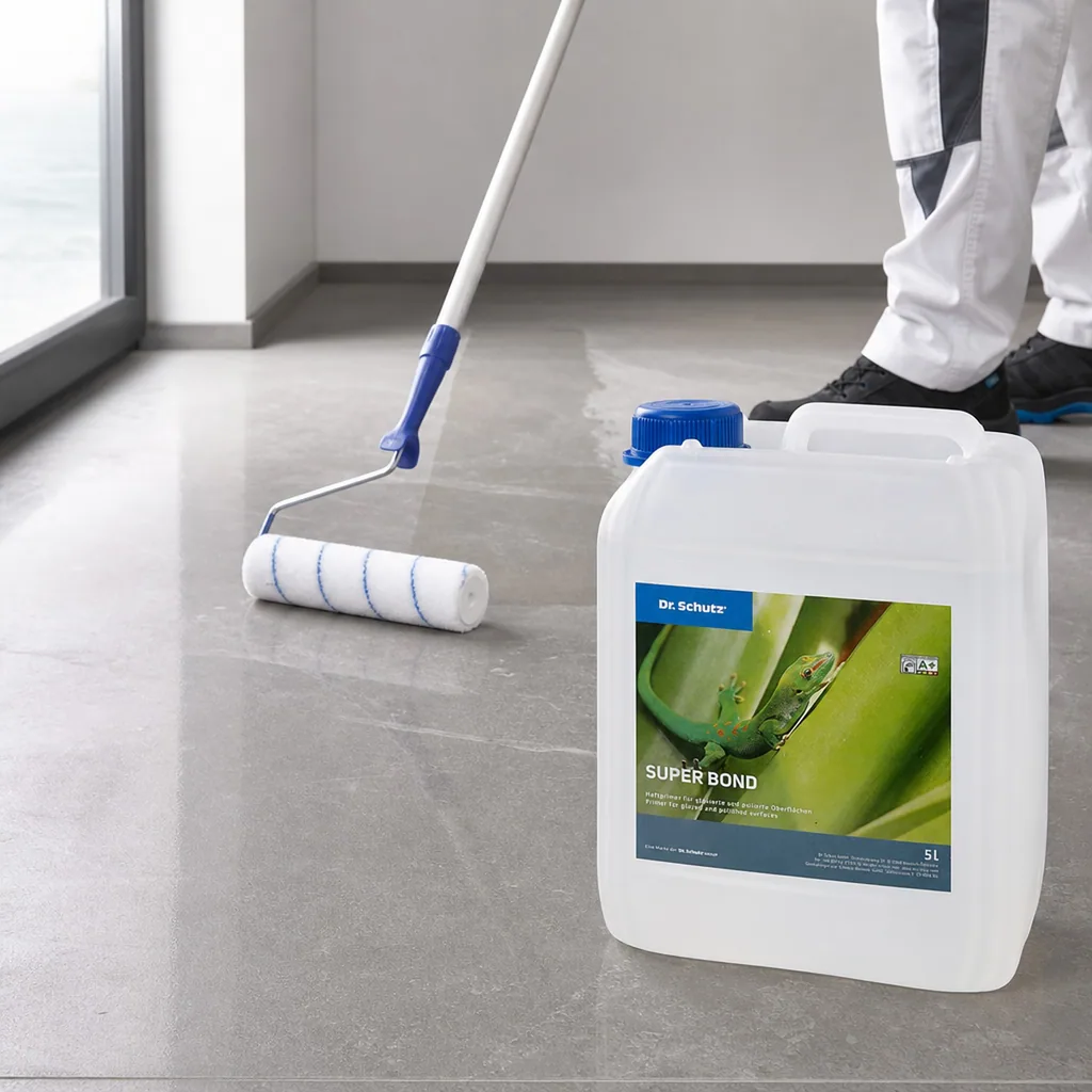 DR. SCHUTZ Super Bond 5 Liter Haftvermittler Haftprimer für polierte und glasierte Keramik- und Steinböden