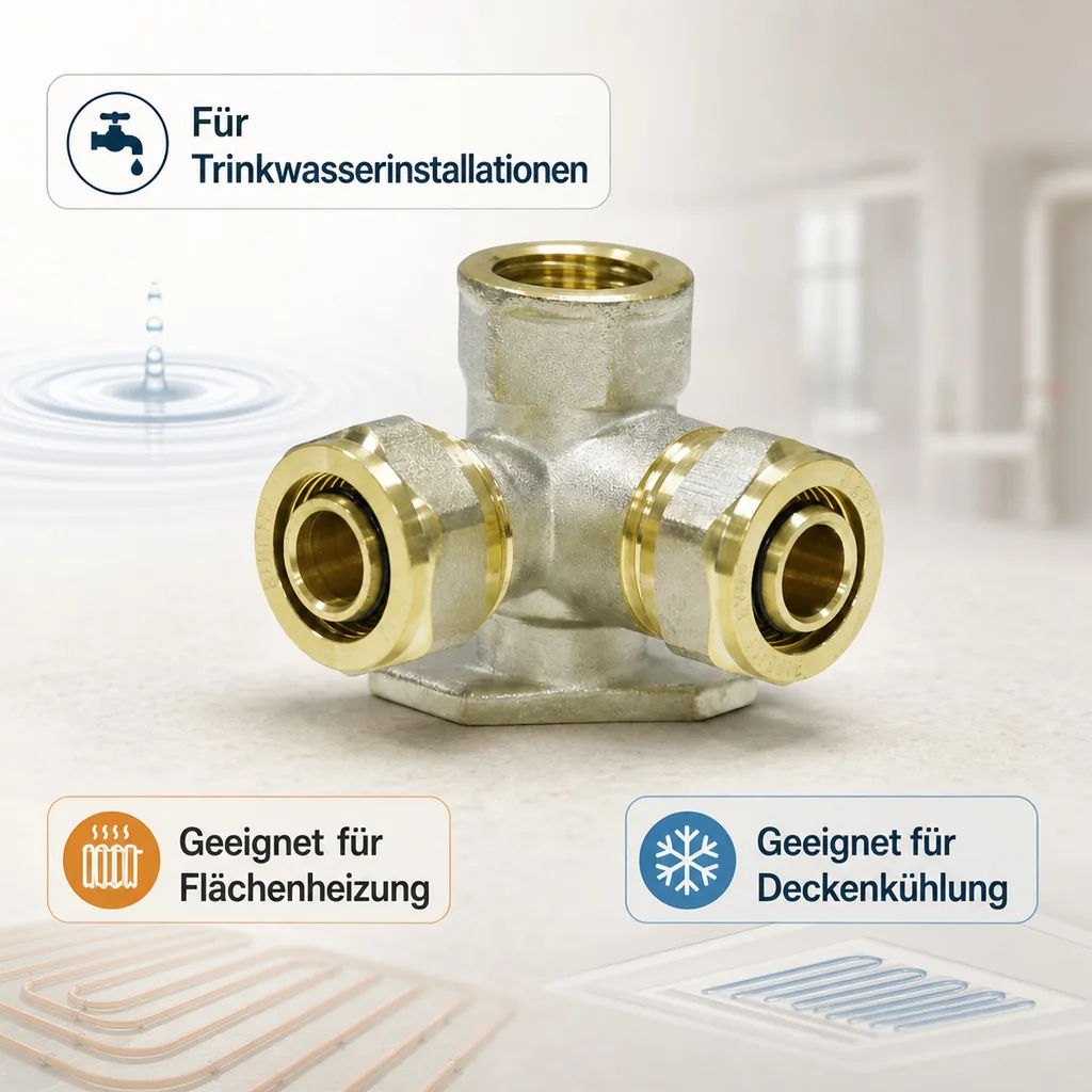Schraubfitting Wandwinkel V- 90° 16 x 2 - 1/2" IG - 16 x 2