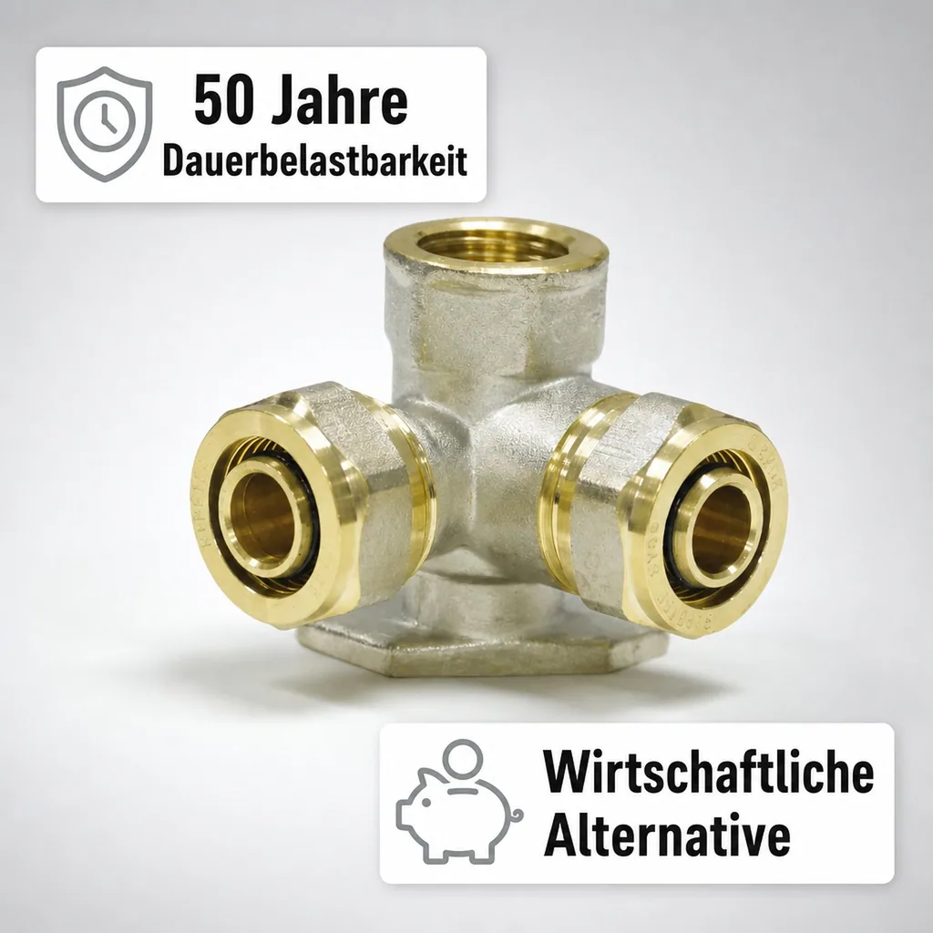 Schraubfitting Wandwinkel V- 90° 16 x 2 - 1/2" IG - 16 x 2