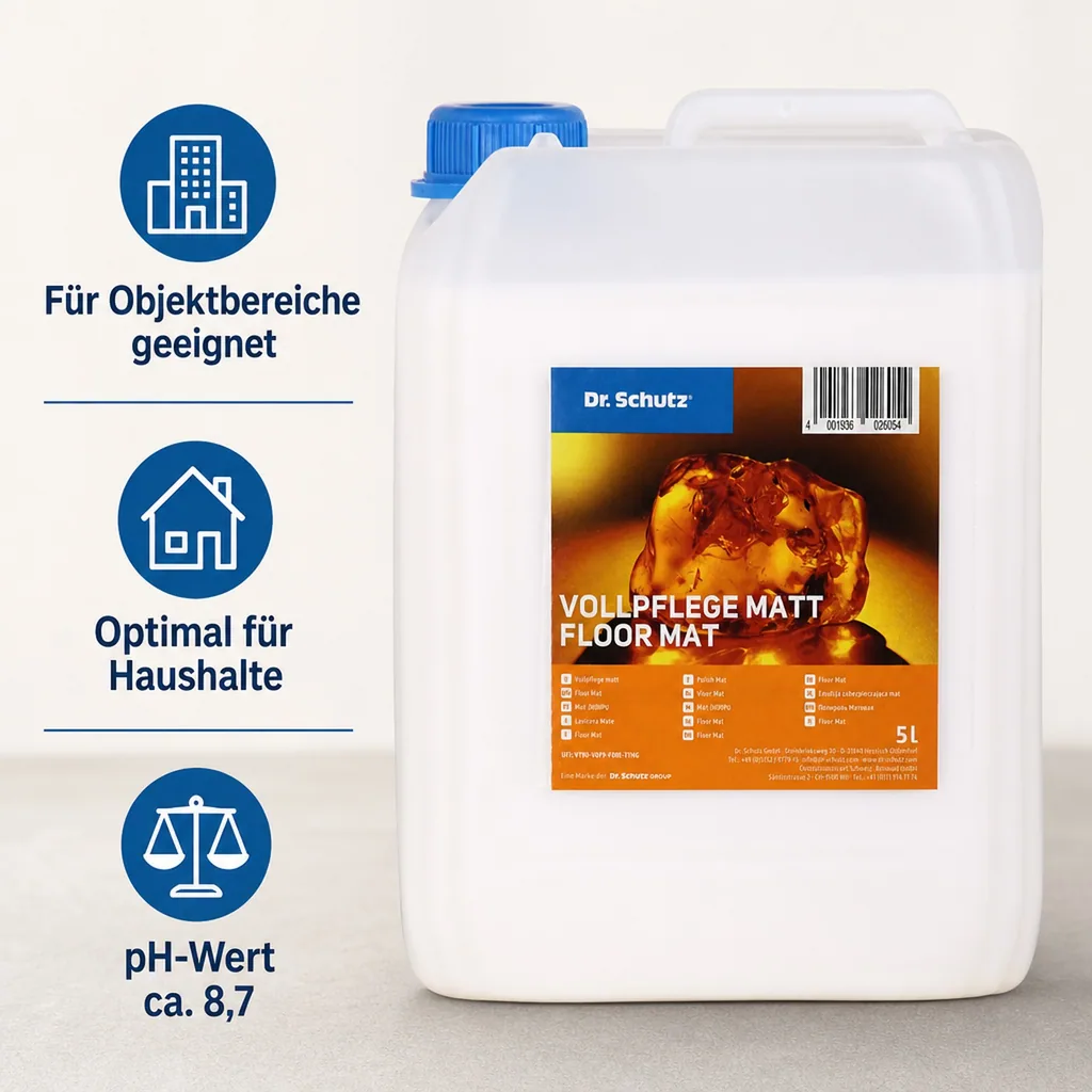 DR. SCHUTZ Vollpflege matt 5 Liter für 100m²