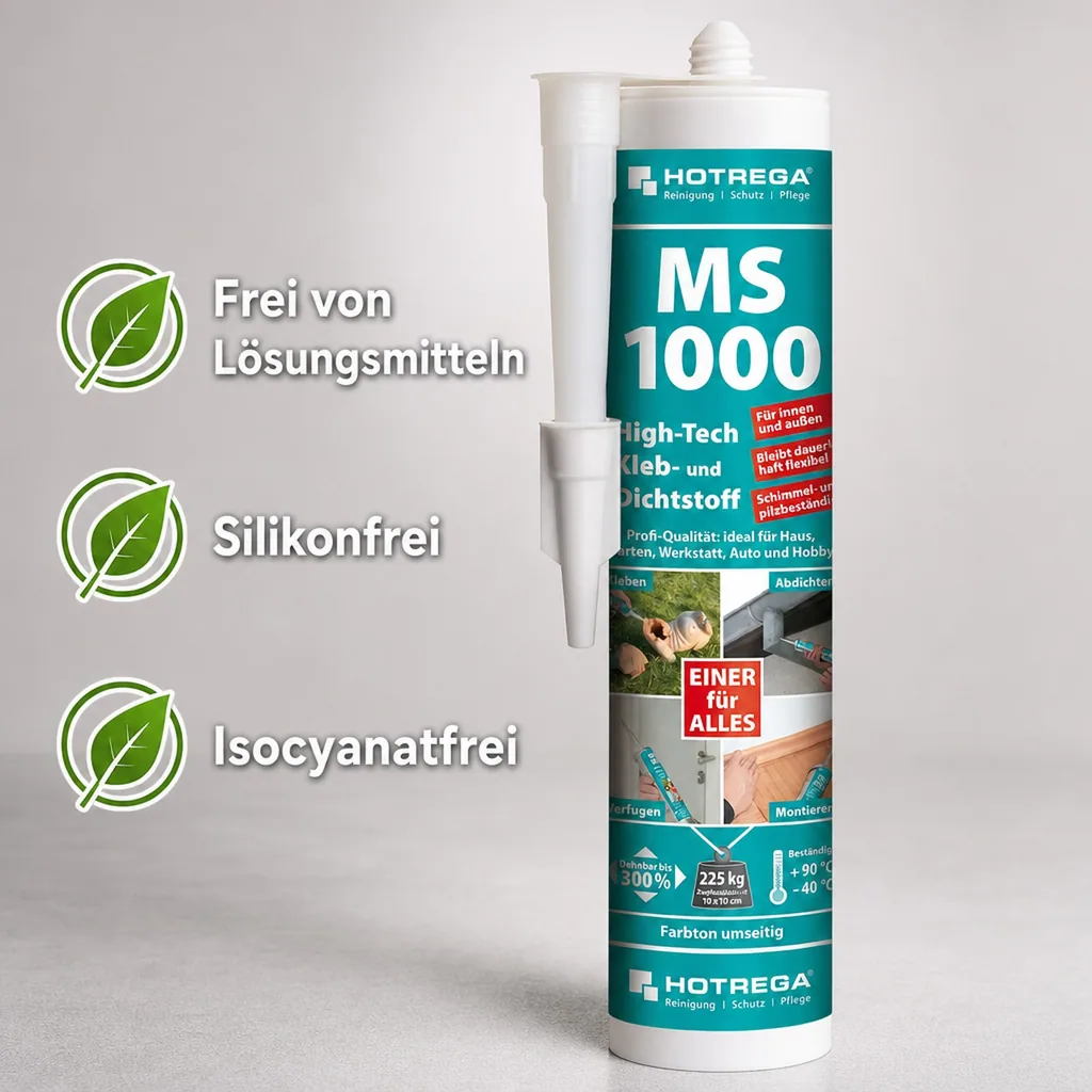 HOTREGA MS 1000 High Tech Kleb- und Dichtstoff 290ml transparent-kristallklar