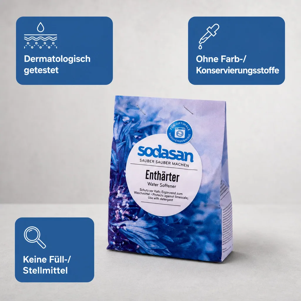 SODASAN Enthärter 750g Papierbeutel