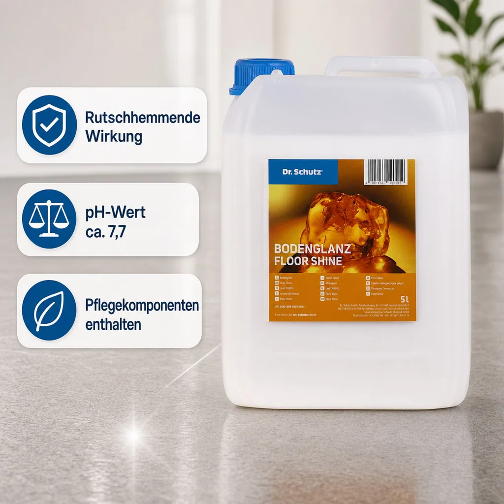 DR. SCHUTZ Bodenglanz Wischpflege 5 Liter für 100m²