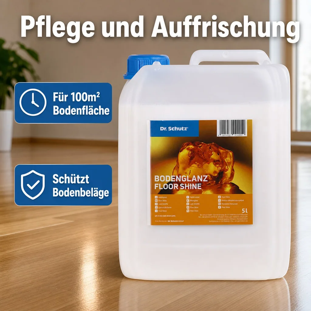 DR. SCHUTZ Bodenglanz Wischpflege 5 Liter für 100m²