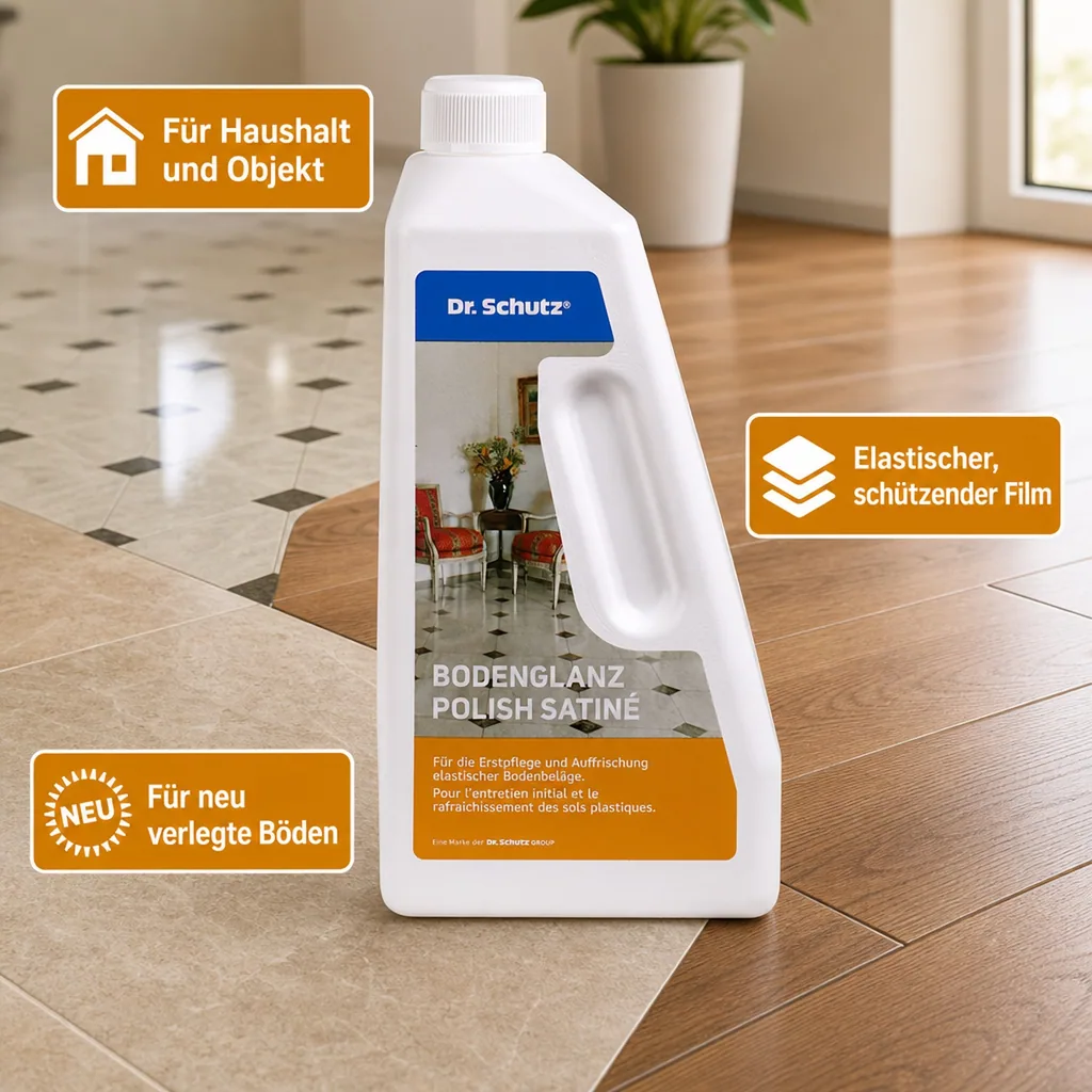DR. SCHUTZ Bodenglanz Wischpflege 750ml für 15m²