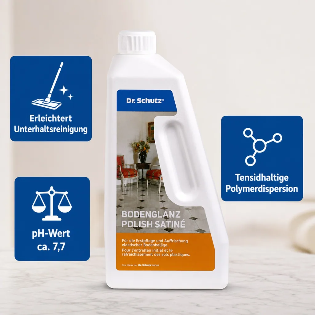 DR. SCHUTZ Bodenglanz Wischpflege 750ml für 15m²