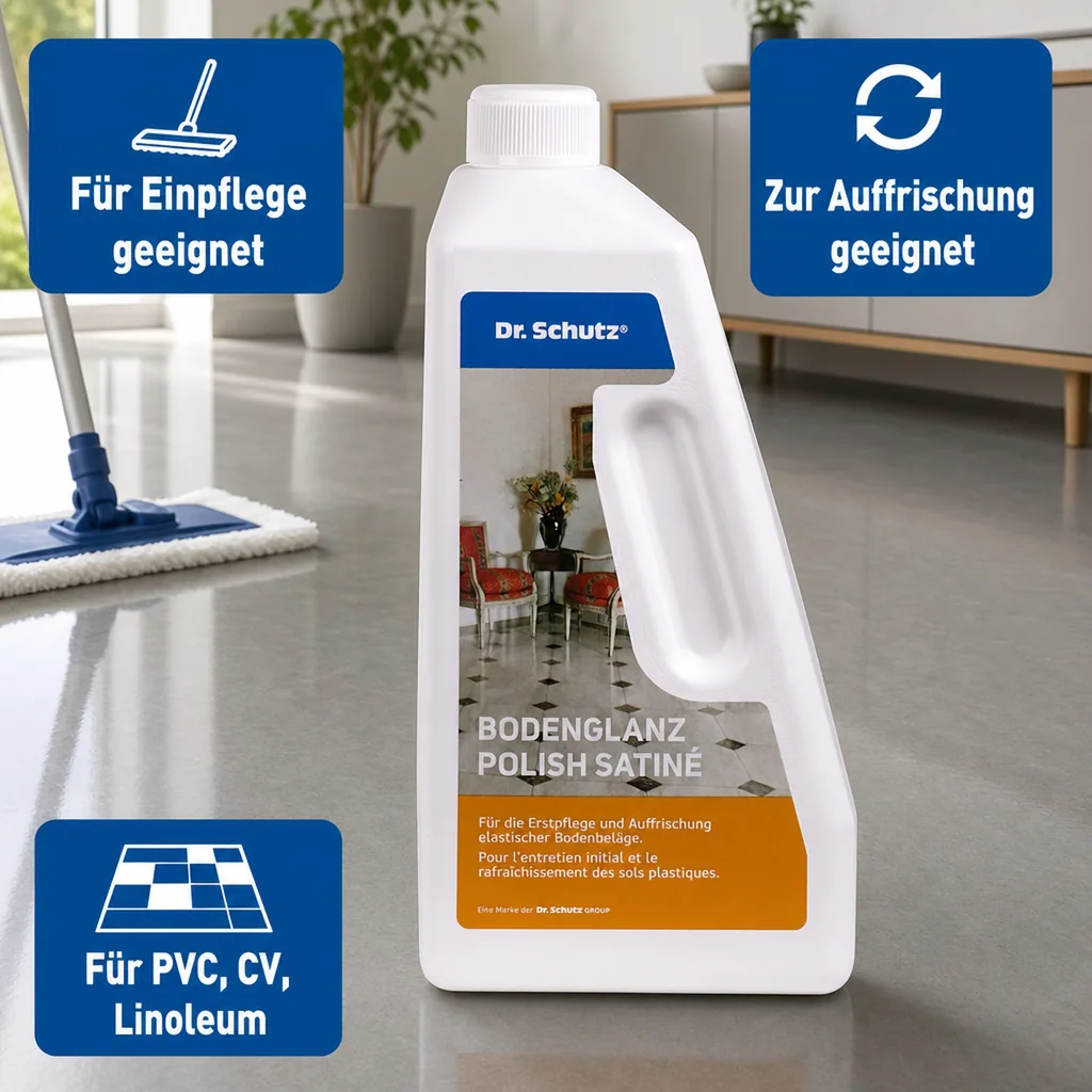 DR. SCHUTZ Bodenglanz Wischpflege 750ml für 15m²