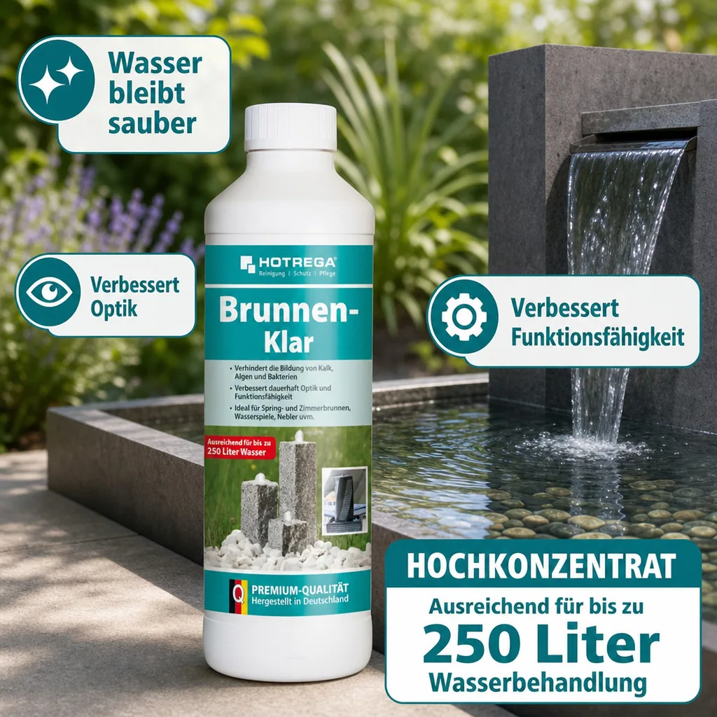 HOTREGA Brunnen Klar 500 ml Konzentrat