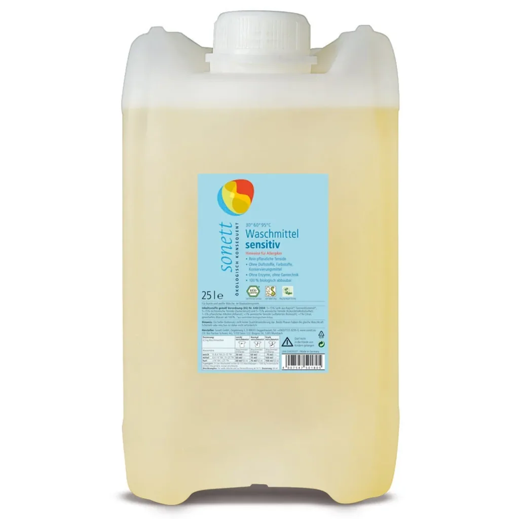 Sensitive Laundry Detergent, Liquid, for Sensitive Skin, Fragrance Free, Unscented