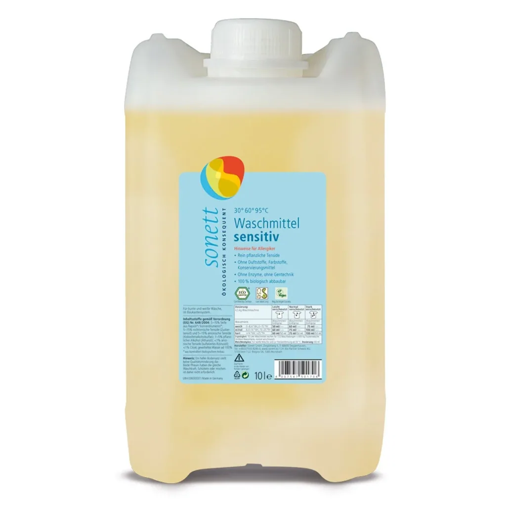 Sensitive Laundry Detergent, Liquid, for Sensitive Skin, Fragrance Free, Unscented
