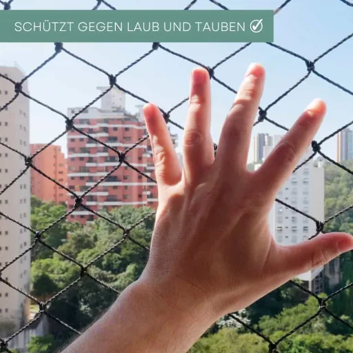 Teichschutznetz 6 m x 25 m, 150m², Teichabdecknetz, Laubschutz