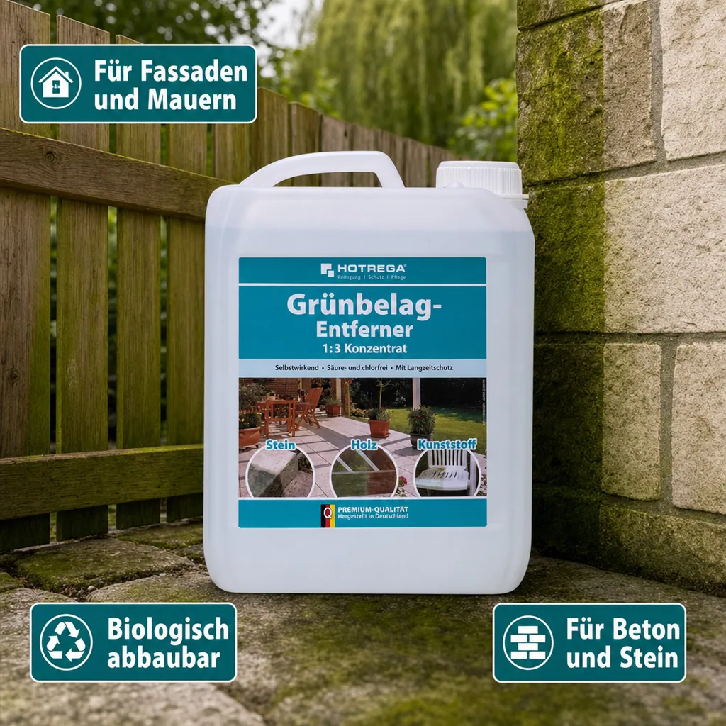 HOTREGA Grünbelag Entferner 1:3 Konzentrat 5 Liter