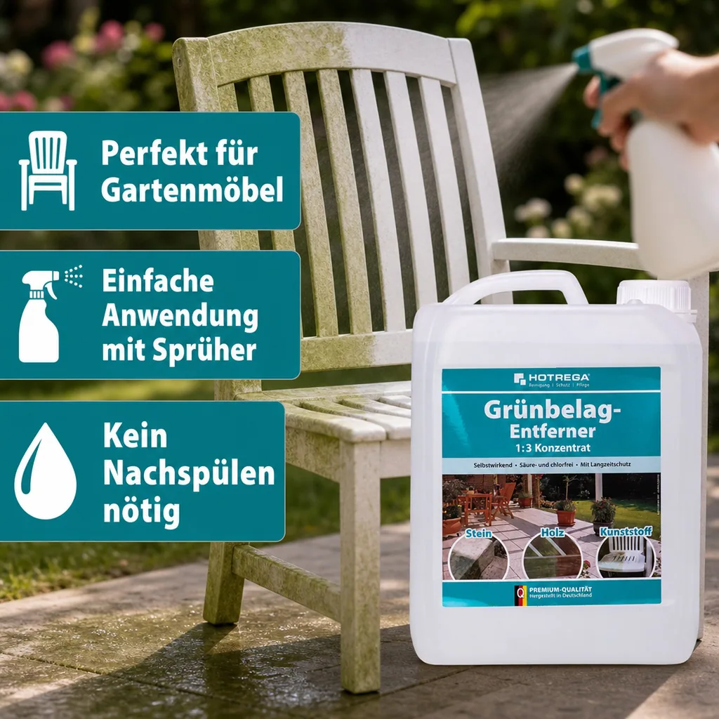 HOTREGA Grünbelag Entferner 1:3 Konzentrat 5 Liter