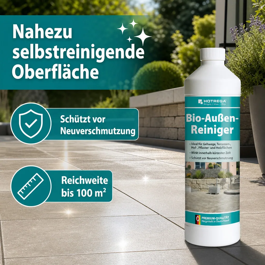 HOTREGA Bio Außen Reiniger 1 Liter Konzentrat