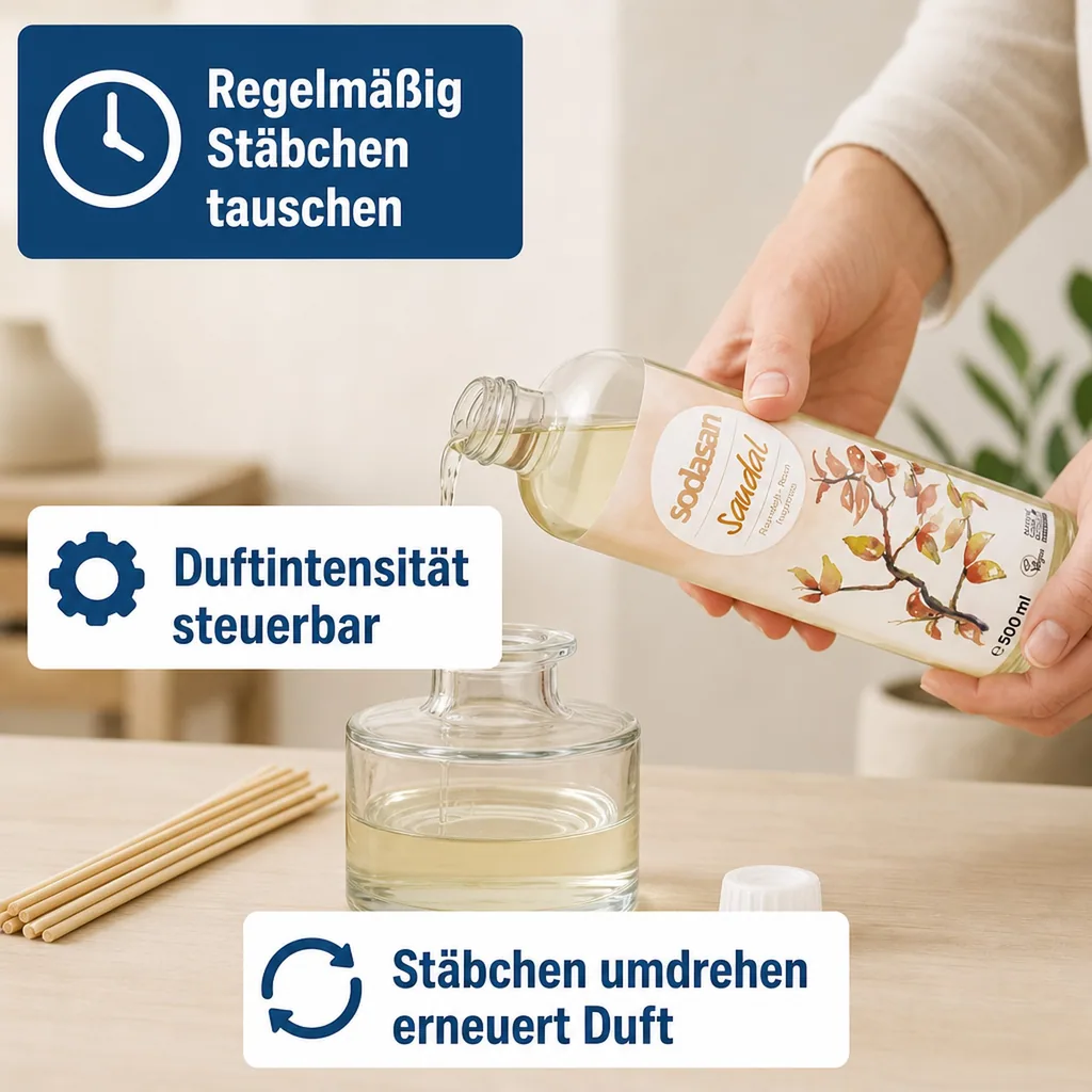SODASAN Raumduft senses SANDELHOLZ 500ml Nachfüller