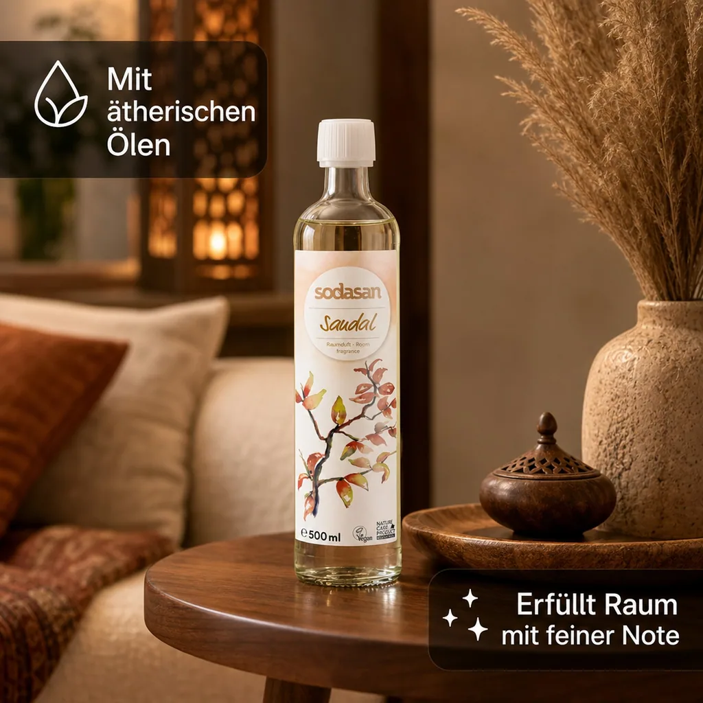 SODASAN Raumduft senses SANDELHOLZ 500ml Nachfüller