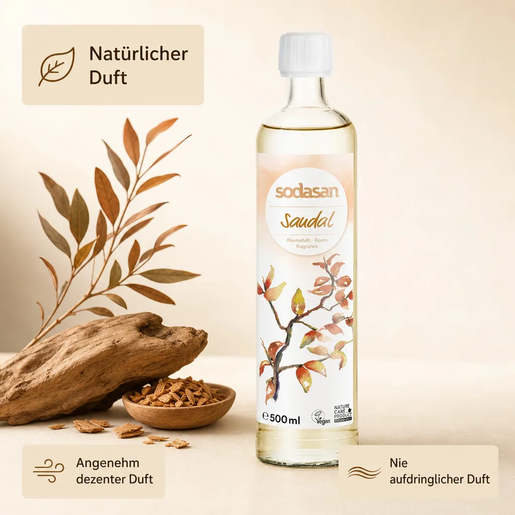 SODASAN Raumduft senses SANDELHOLZ 500ml Nachfüller