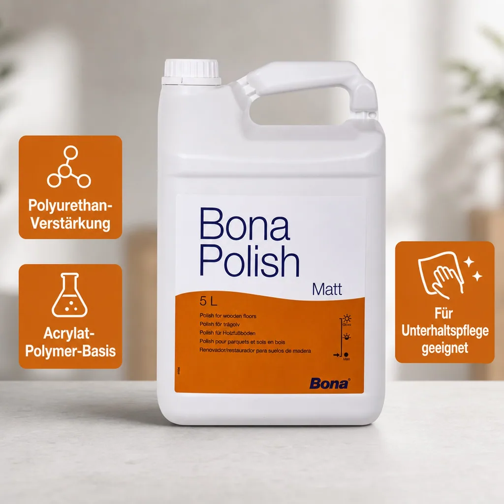 BONA Polish 5 Liter matt Parkettpflegemittel