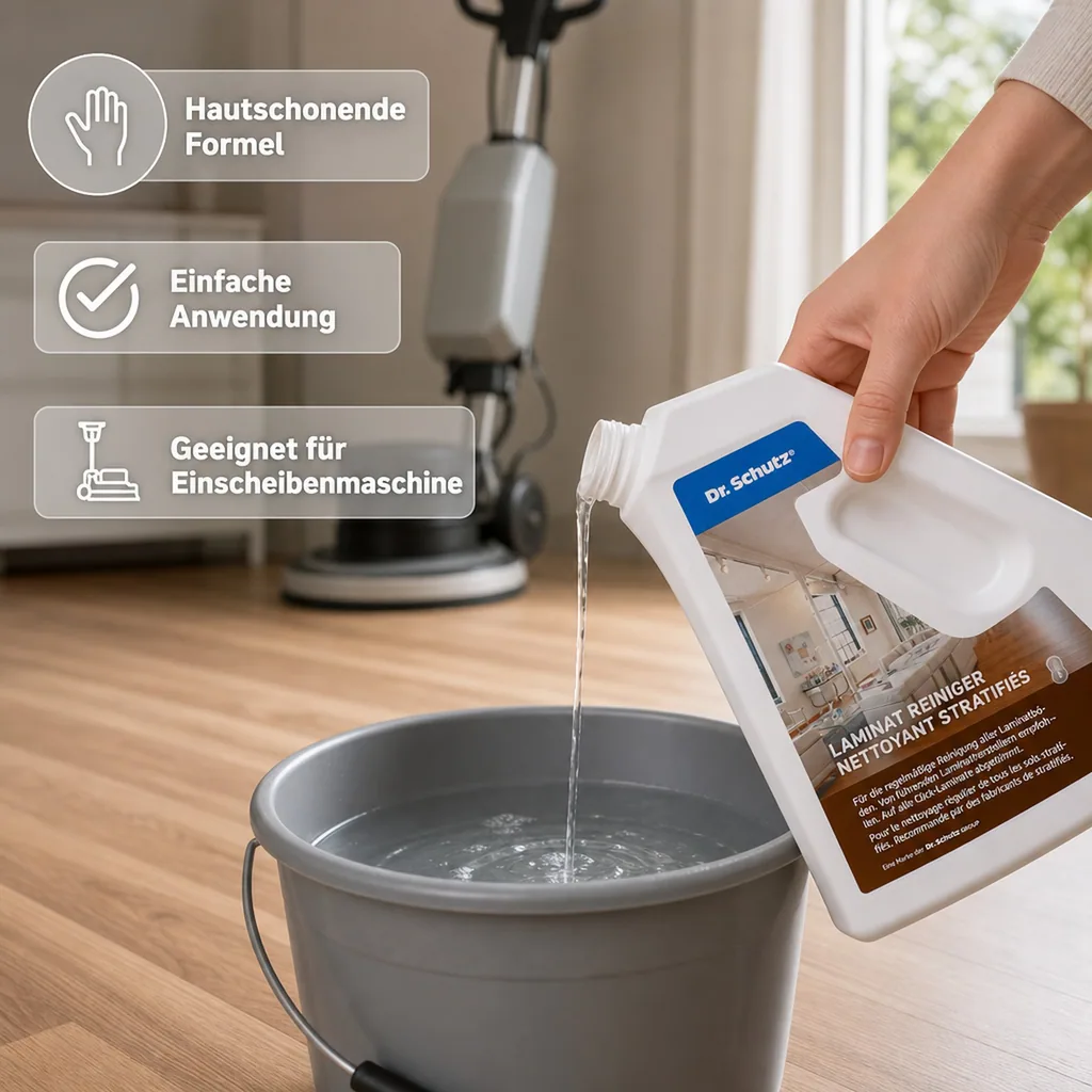 DR. SCHUTZ Laminat Reiniger 750ml Neutralreiniger für alle Laminatböden