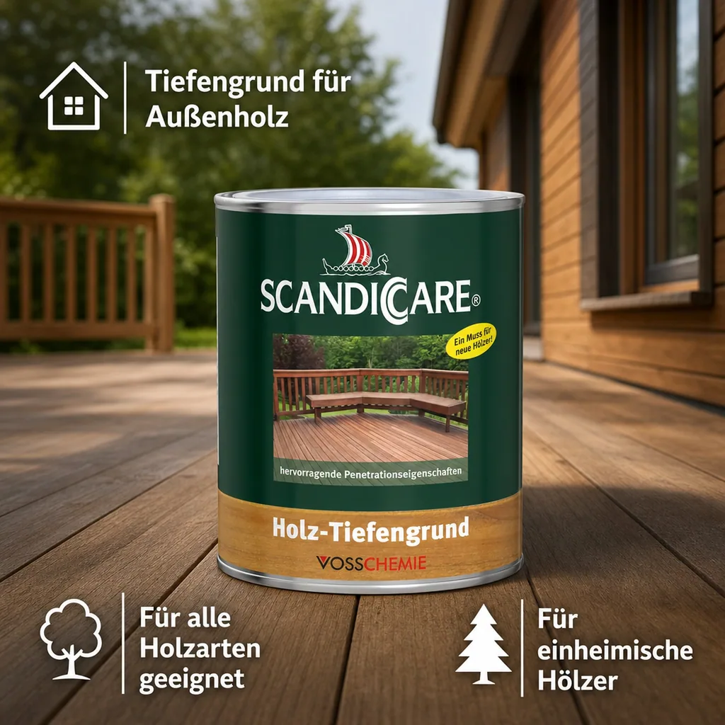SC SCANDICCARE Holz Tiefengrund 1 Liter