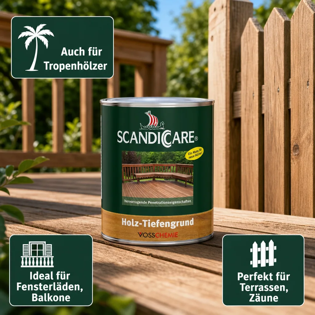 SC SCANDICCARE Holz Tiefengrund 1 Liter