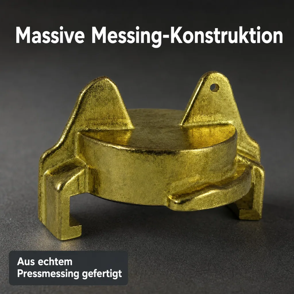 Messing  Blindkupplung/Endkappe Universal
