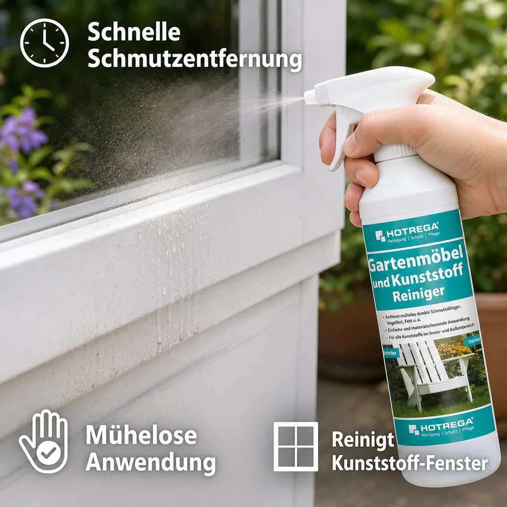 HOTREGA Gartenmöbel- und Kunststoffreiniger 500 ml Sprühflasche