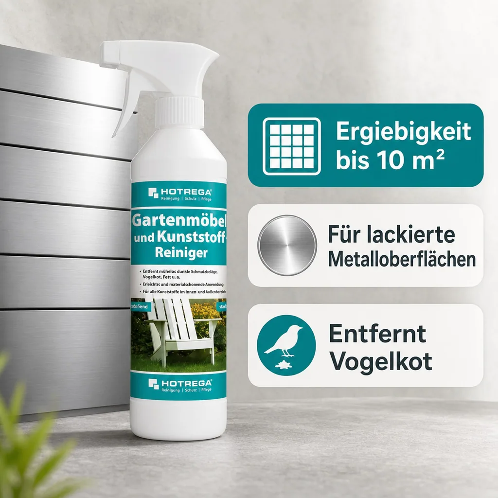 HOTREGA Gartenmöbel- und Kunststoffreiniger 500 ml Sprühflasche