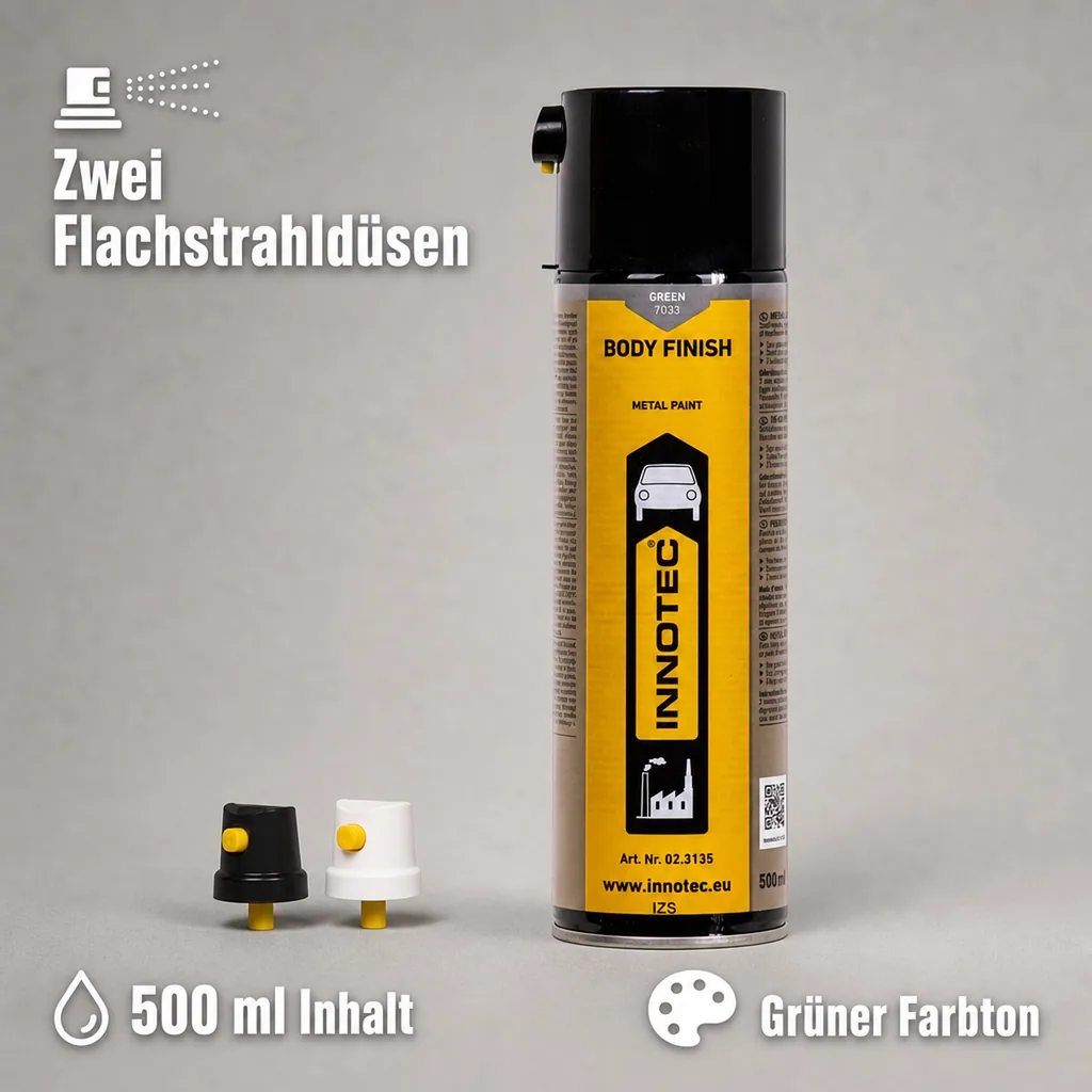 INNOTEC Body Finish 500ml grün Karosserielack