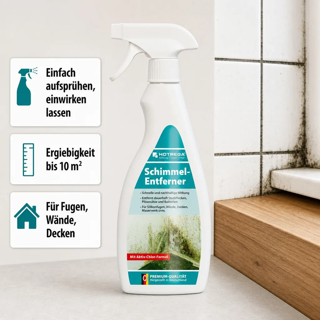 HOTREGA Schimmelentferner 500ml Flachsprühflasche