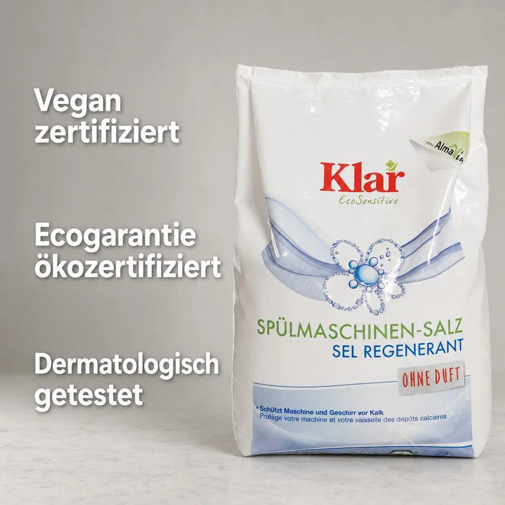 KLAR Spülmaschinensalz 2kg Beutel