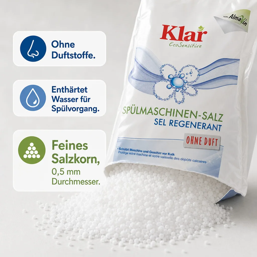 KLAR Spülmaschinensalz 2kg Beutel