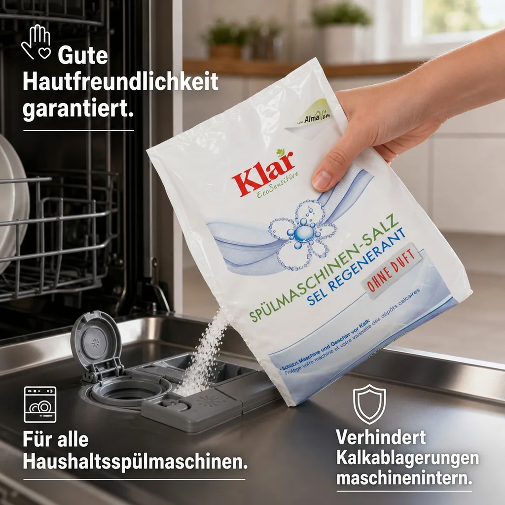 KLAR Spülmaschinensalz 2kg Beutel
