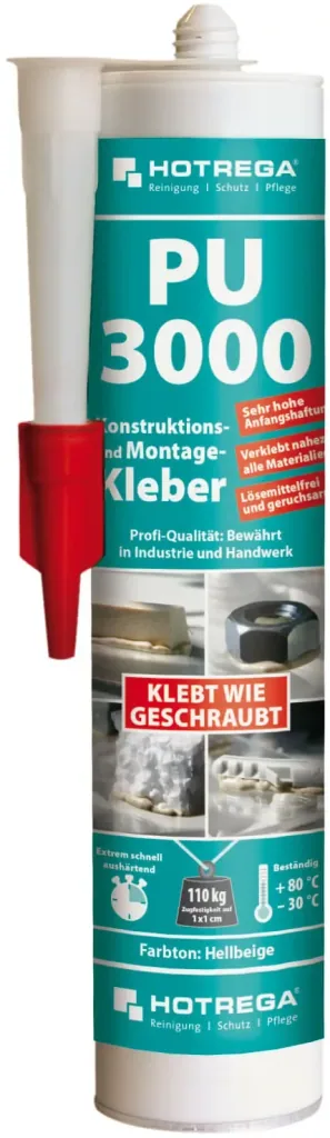 HOTREGA PU 3000 Konstruktions- und Montagekleber 310 ml