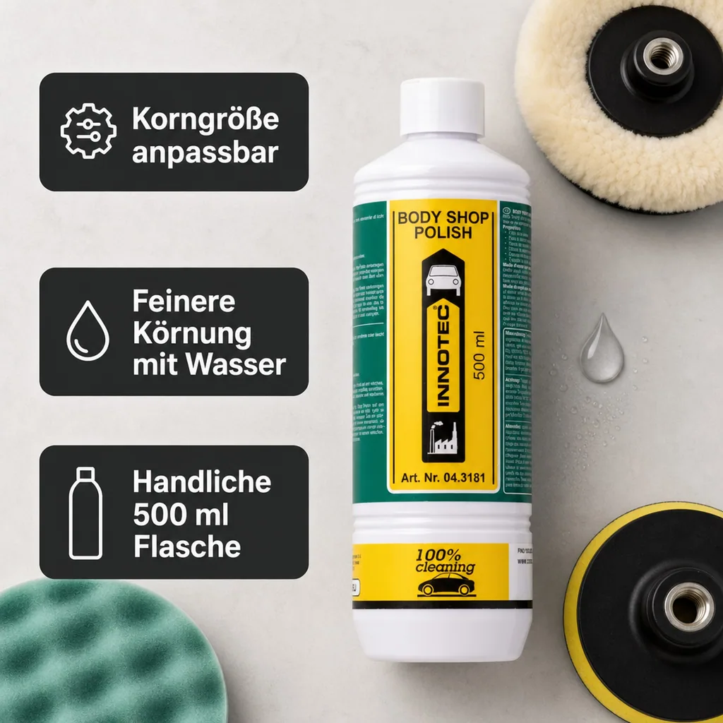 INNOTEC Body Shop Polish 500 ml silikonfreie Schleifpolitur