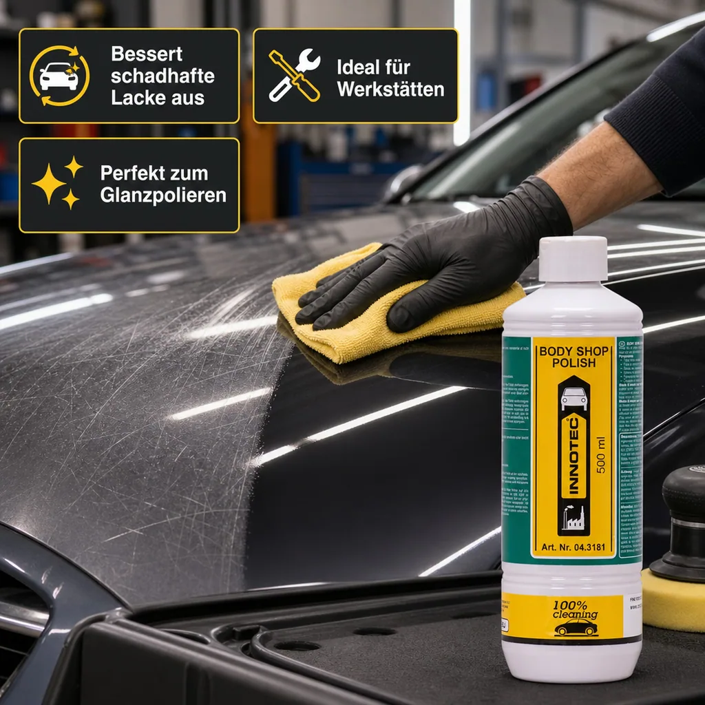 INNOTEC Body Shop Polish 500 ml silikonfreie Schleifpolitur