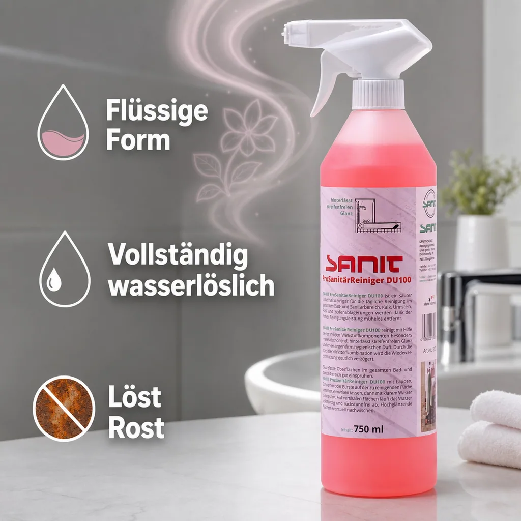 SANIT Pro Sanitär Reiniger DU 100 - 750 ml