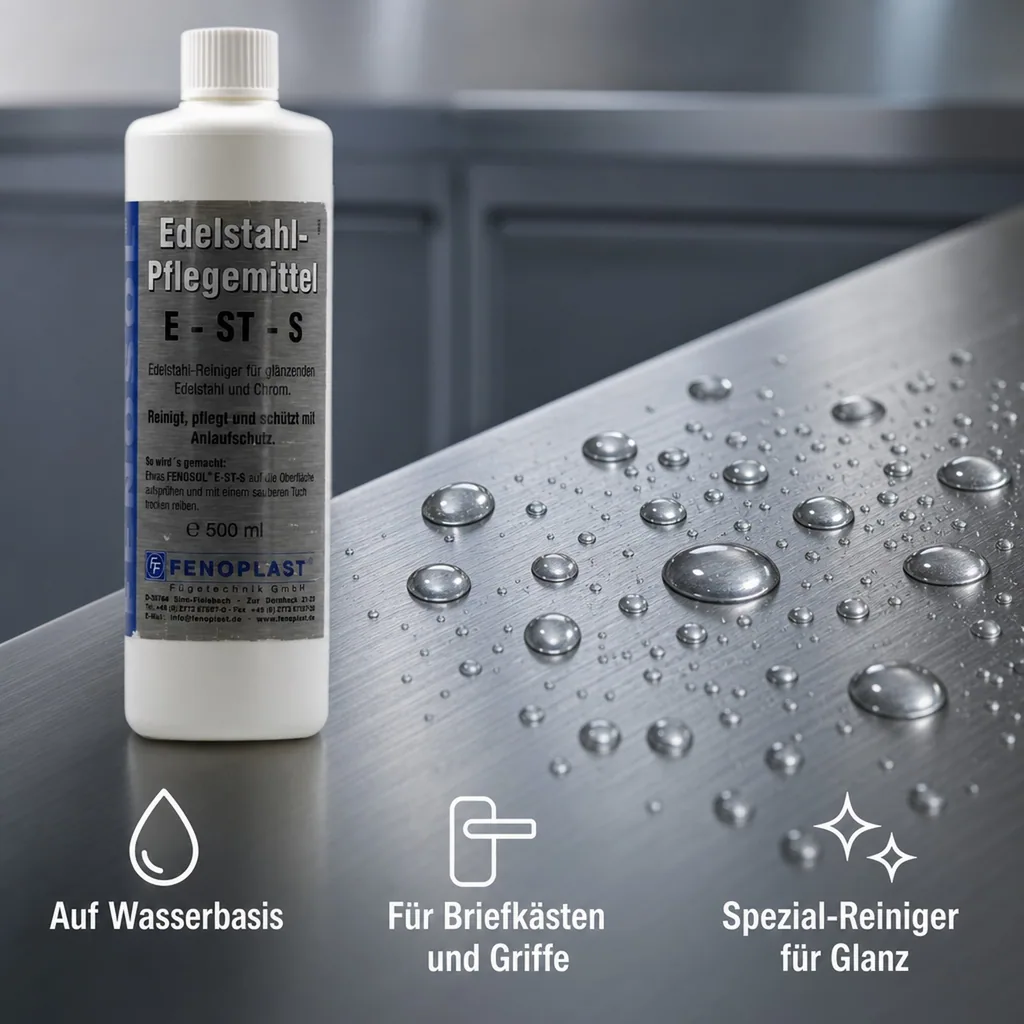 FENOPLAST Fenosol Edelstahlreiniger E-ST-S 500ml Pflegereiniger