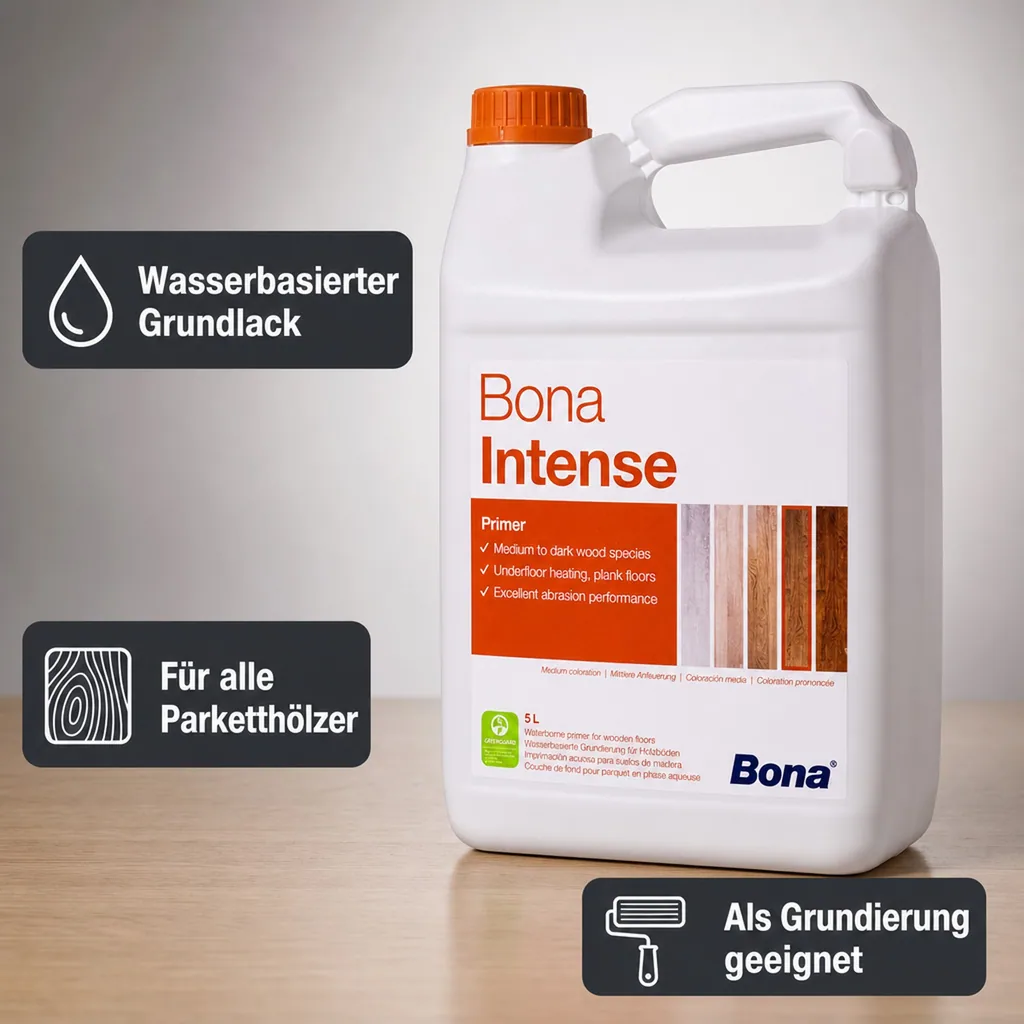 BONA Intense 5 Liter Grundlack Intensivierung der Holzfarbe