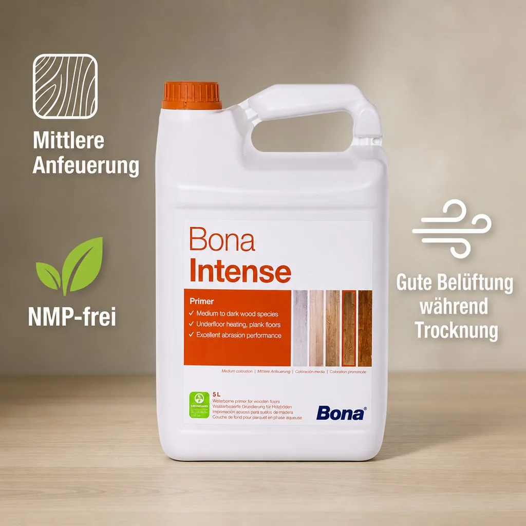 BONA Intense 5 Liter Grundlack Intensivierung der Holzfarbe