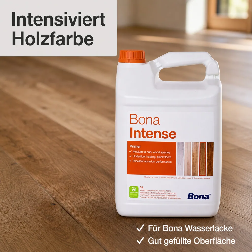 BONA Intense 5 Liter Grundlack Intensivierung der Holzfarbe