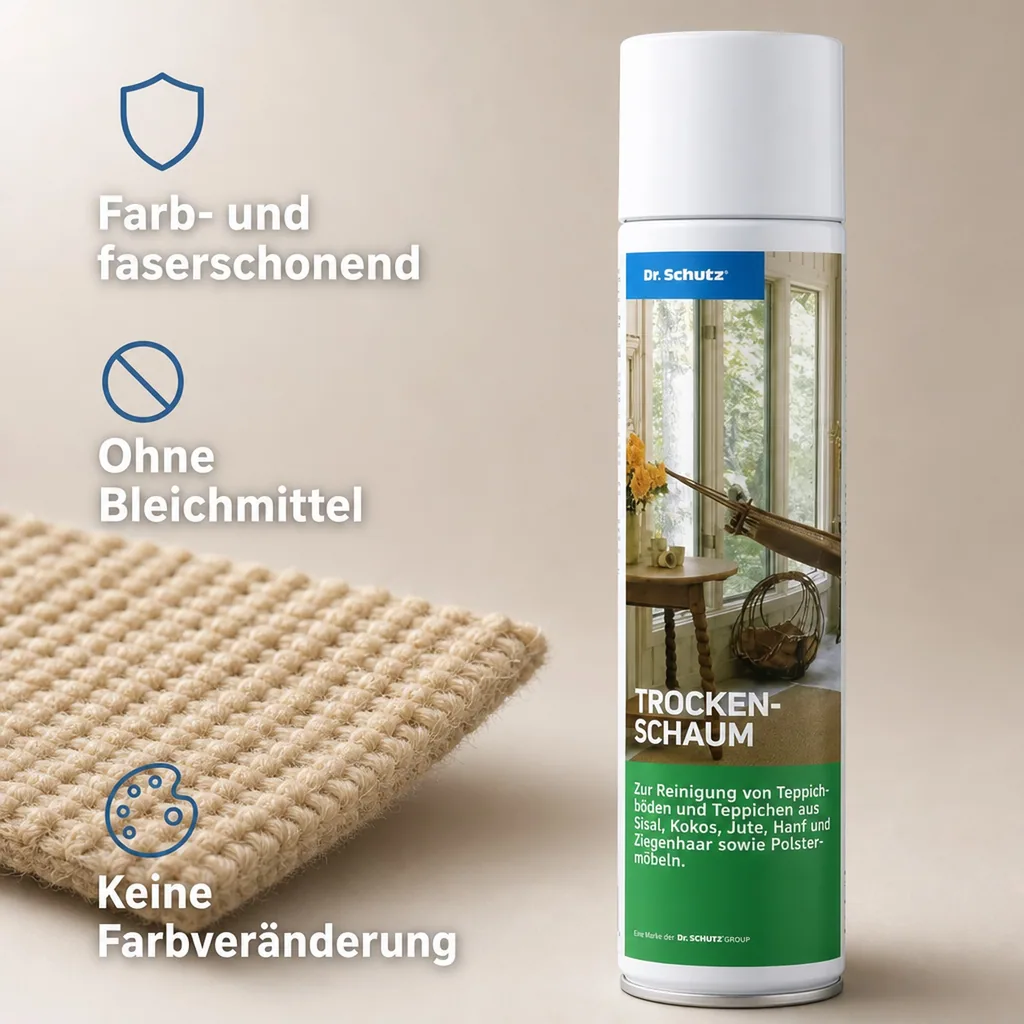 DR. SCHUTZ Trockenschaum 400 ml reicht für ca. 10 m² für Naturfasern