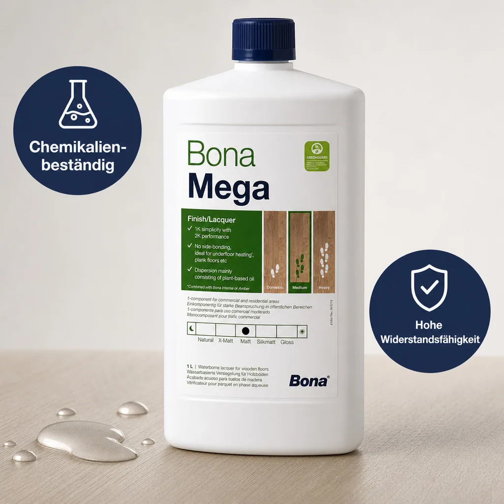 BONA MEGA Parkettlack matt 1 Liter