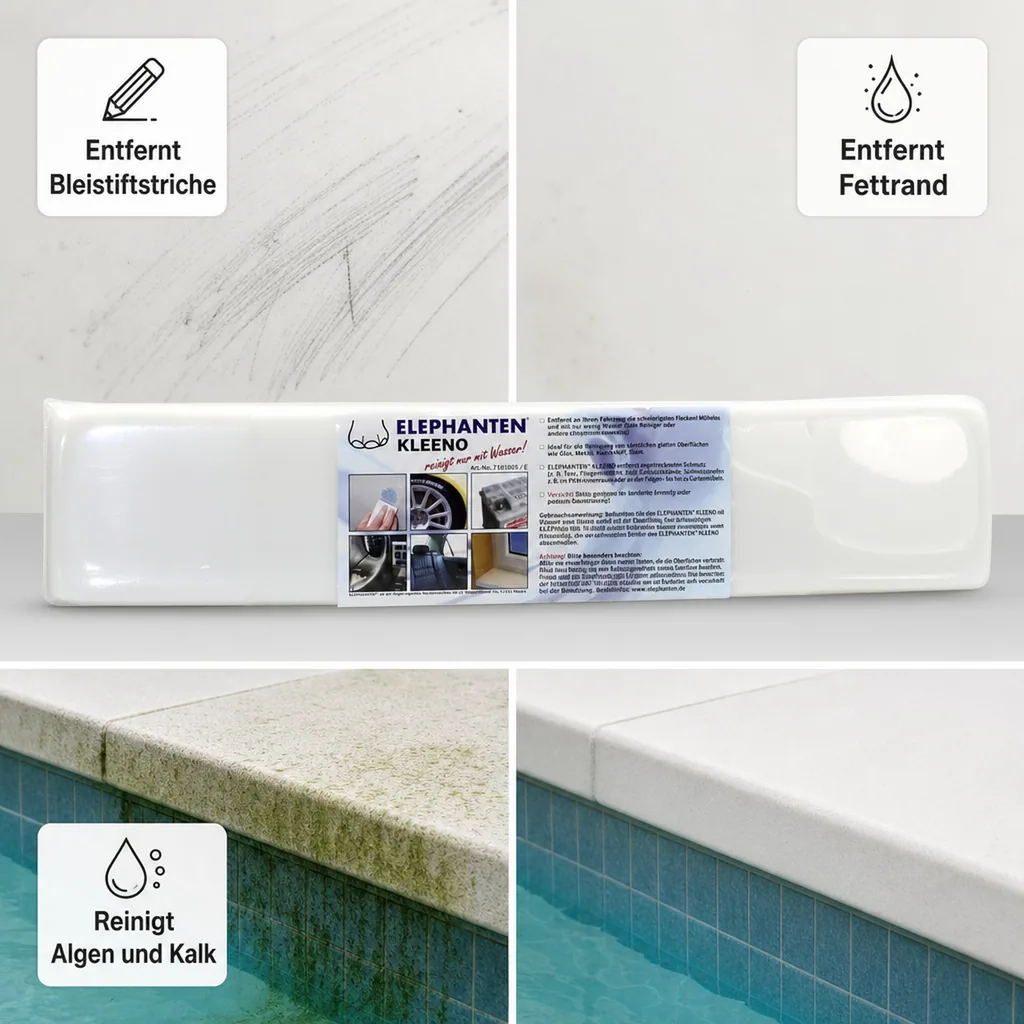 INNOTEC ELEPHANTEN Kleenos Reinigungsschwamm 10er Packung