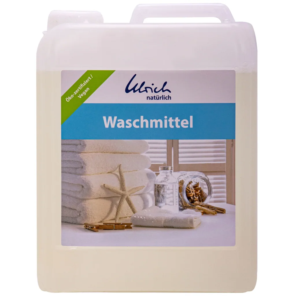 ULRICH natürlich Waschmittel 5 Liter flüssig NCP-vegan zertifiziert