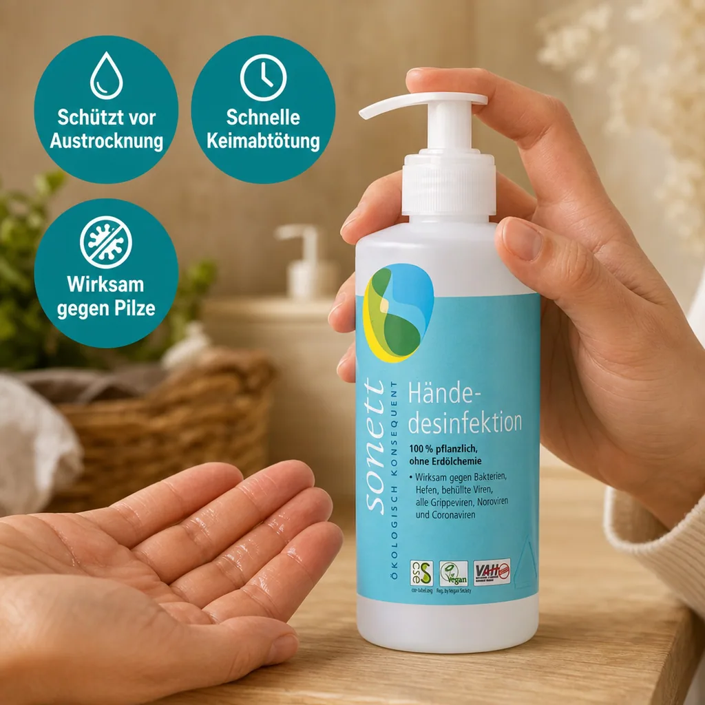 SONETT Händedesinfektion 300ml Spender