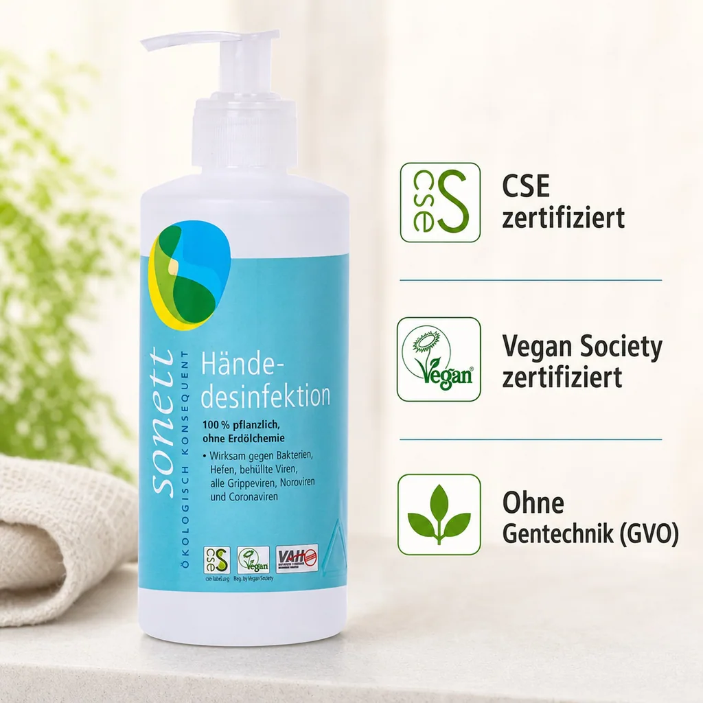 SONETT Händedesinfektion 300ml Spender