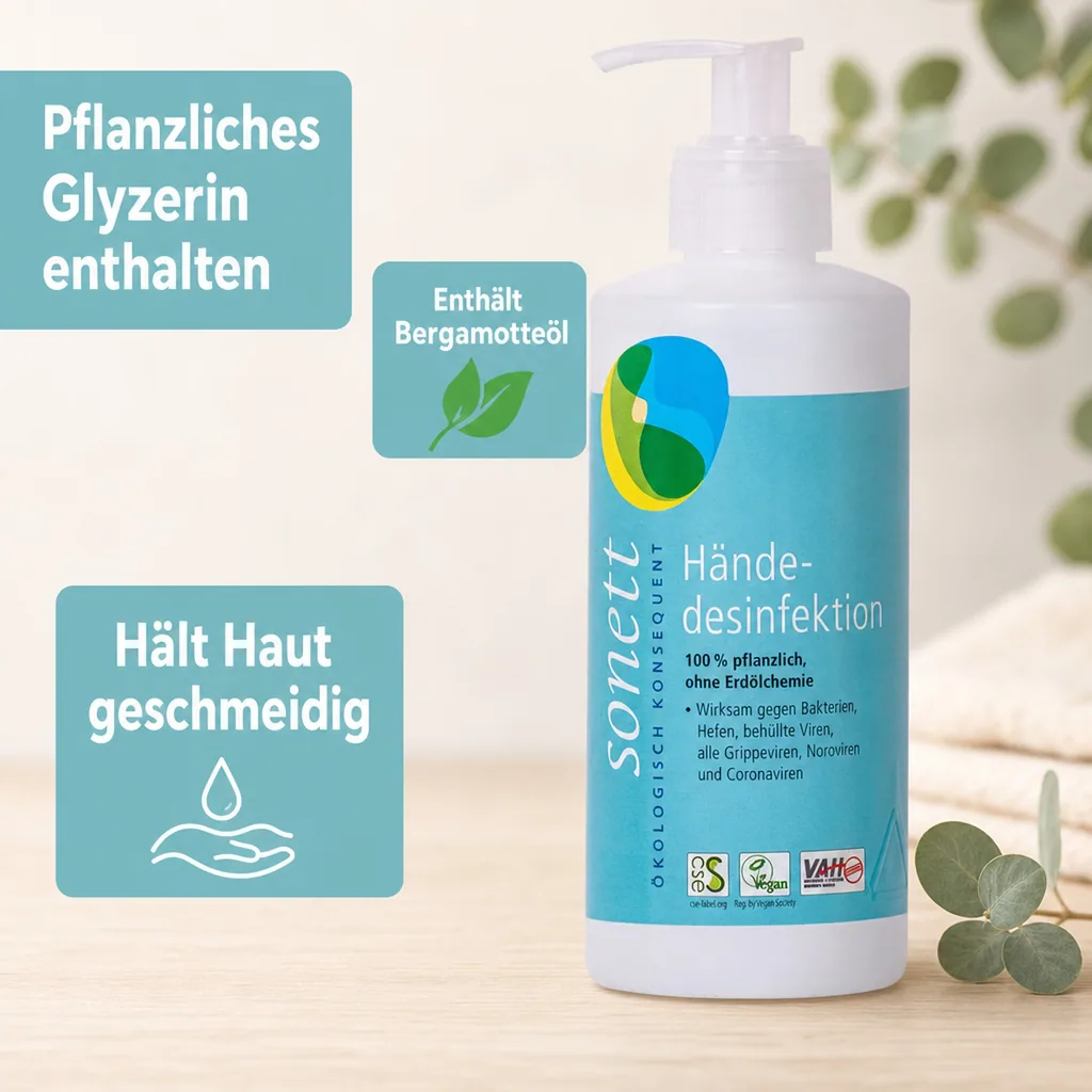SONETT Händedesinfektion 300ml Spender