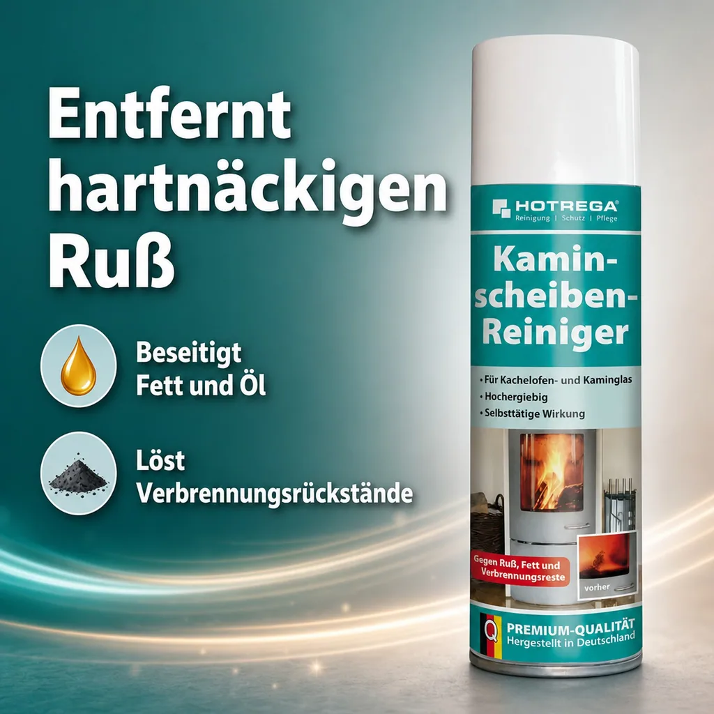 HOTREGA Kaminscheibenreiniger 300 ml Spraydose gebrauchsfertig